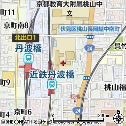 国立京都教育大学附属桃山小学校周辺の地図