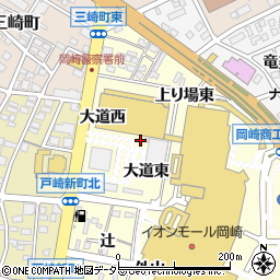 愛知県岡崎市戸崎町大道東7周辺の地図
