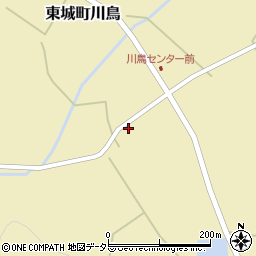 広島県庄原市東城町川鳥869周辺の地図