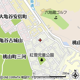 京都府京都市伏見区桃山紅雪町33周辺の地図