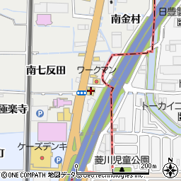 香の川製麺周辺の地図