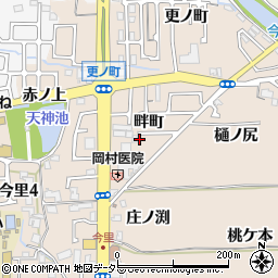 京都府長岡京市今里畔町17周辺の地図