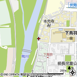 京都府京都市伏見区下鳥羽南町前町周辺の地図