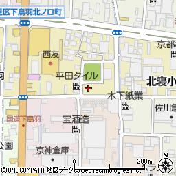 京都府京都市伏見区下鳥羽渡瀬町193周辺の地図