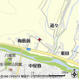 愛知県岡崎市茅原沢町周辺の地図