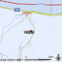 岡山県赤磐市河原屋周辺の地図