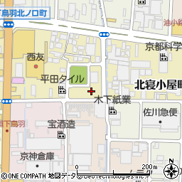 京都府京都市伏見区下鳥羽渡瀬町186周辺の地図