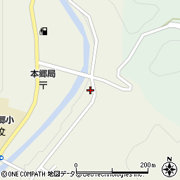 岡山県新見市哲多町本郷602周辺の地図