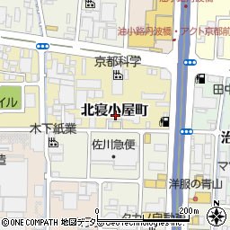 京都府京都市伏見区北寝小屋町40周辺の地図
