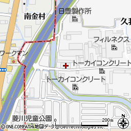 京都府京都市伏見区久我西出町3-20周辺の地図