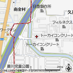 京環周辺の地図