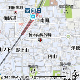 鈴木内科外科医院周辺の地図