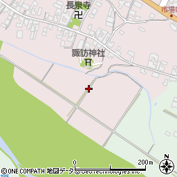 滋賀県甲賀市土山町市場周辺の地図