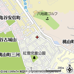 京都府京都市伏見区桃山紅雪町31-1周辺の地図