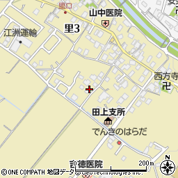 滋賀県大津市里周辺の地図