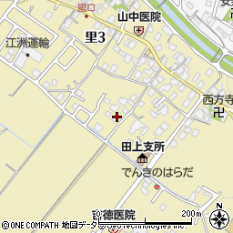 滋賀県大津市里周辺の地図
