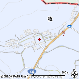 大阪府豊能町（豊能郡）牧周辺の地図