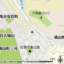 京都府京都市伏見区桃山紅雪町30周辺の地図