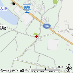 兵庫県三田市長坂345周辺の地図