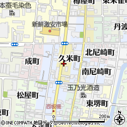 京都府京都市伏見区久米町周辺の地図