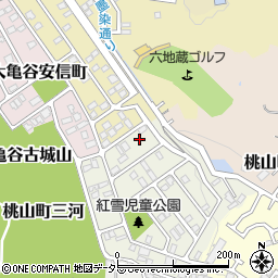 京都府京都市伏見区桃山紅雪町26周辺の地図