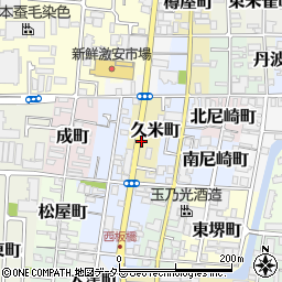 京都府京都市伏見区久米町周辺の地図