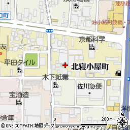 京都府京都市伏見区北寝小屋町50周辺の地図