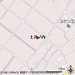 愛知県安城市高棚町土井ノ内周辺の地図