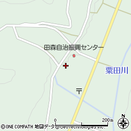 広島県庄原市東城町粟田1707-3周辺の地図