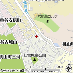 京都府京都市伏見区桃山紅雪町29周辺の地図