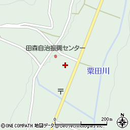 広島県庄原市東城町粟田1707-1周辺の地図