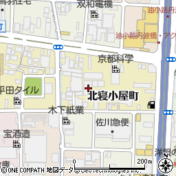 京都府京都市伏見区北寝小屋町47周辺の地図
