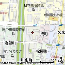京都府京都市伏見区川東町周辺の地図