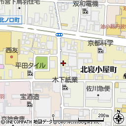 京都府京都市伏見区北寝小屋町62周辺の地図