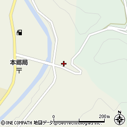 岡山県新見市哲多町本郷80周辺の地図