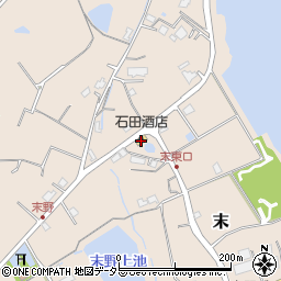 石田酒店周辺の地図