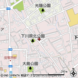 静岡南警察署下川原交番周辺の地図