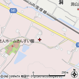 兵庫県三田市下相野2323周辺の地図