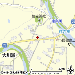 兵庫県三田市大川瀬202周辺の地図