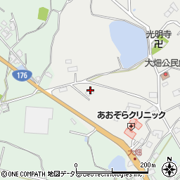 兵庫県三田市大畑624周辺の地図