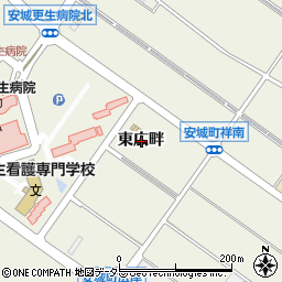 愛知県安城市安城町東広畔周辺の地図