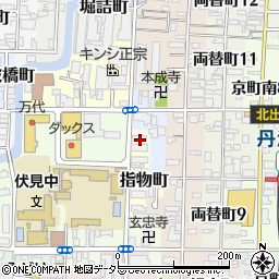 京都府京都市伏見区指物町559周辺の地図