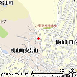 京都府京都市伏見区桃山町安芸山71周辺の地図