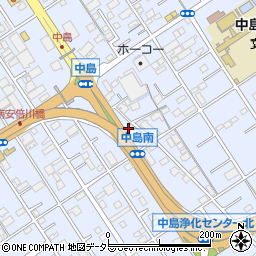 カーレスキュー静清　静岡インター店周辺の地図