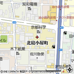 京都府京都市伏見区北寝小屋町周辺の地図