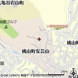 京都府京都市伏見区桃山町安芸山55周辺の地図