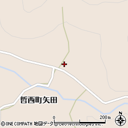 岡山県新見市哲西町矢田299周辺の地図