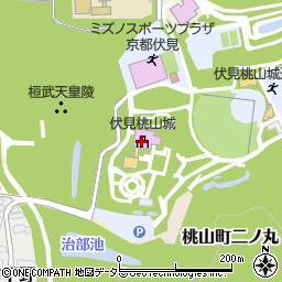 伏見城周辺の地図