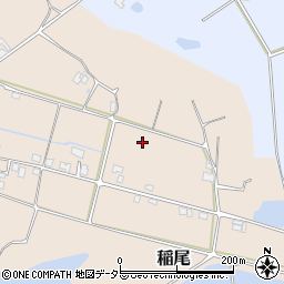 兵庫県加東市稲尾周辺の地図