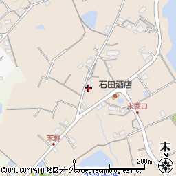 兵庫県三田市末1282周辺の地図